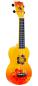 Preview: Ukulele "Hibiscus" inkl. Tasche, orange burst